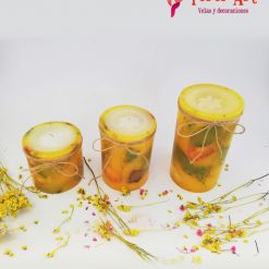 pack velas Amarilla Maracuya