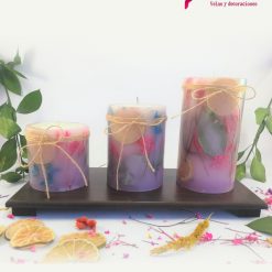 Pack velas moradas