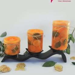 Pack x3 Velas de Naranja