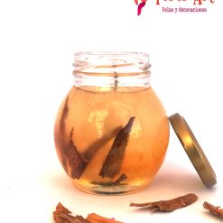 vela de gel canela